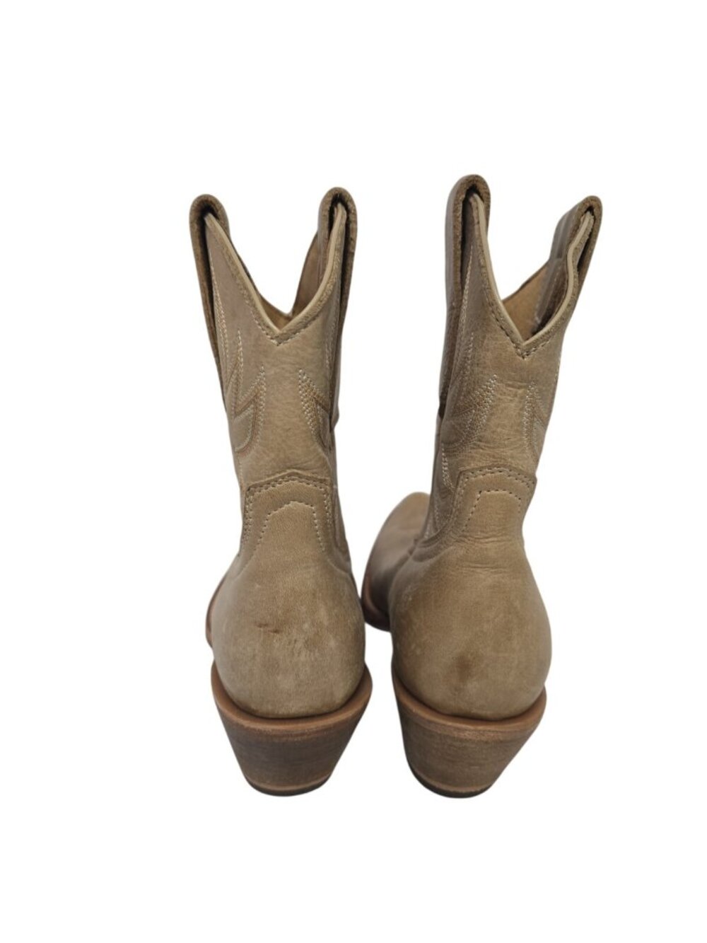 Shyanne Women's Pull On Ankle Cowboy Western Boot Tan 6.5B - Picture 3 of 7